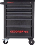 GEDORE red Werkzeugwagen, MECHANIC 6 Schubladen, schwarz, matt