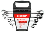 GEDORE red Ringratschenmaulschl&uuml;ssel-Satz, 8-19 mm 5-teilig - silberfarben