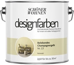 SCH&Ouml;NER WOHNEN FARBE Dispersionsfarbe &raquo;Designfarben&laquo;, Belebendes Champagnergelb,