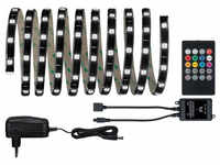 PAULMANN LED-Streifen, 300 cm, mehrfarbig, dimmbar - schwarz