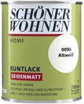 SCH&Ouml;NER WOHNEN FARBE Buntlack, altwei&szlig; , seidenmatt - weiss