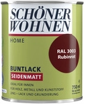 SCH&Ouml;NER WOHNEN FARBE Buntlack, rubinrot , seidenmatt