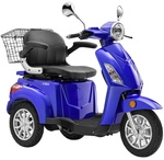 LuXXon Elektromobil &raquo;E3800&laquo;, max. 20 km/h, Reichweite: 65 km, blau