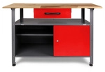 Ondis24 Werkbank &raquo;Klaus&laquo;, BxHxT: 120 x 85 x 60 cm, Metall - grau