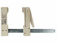 CONNEX Holzklemmzwingen, Spannweite: 200 mm, Stahl/Buchenholz, 29 cm - beige