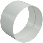 MARLEY Rohrverbinder &raquo;L&uuml;ftungtechnik&laquo;, Kunststoff, &Oslash; 10 cm - weiss