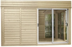 WOLFF FINNHAUS Saunahaus &raquo;Paradiso&laquo;, BxTxH: 429 x 328 x 261 cm, ohne Ofen - beige