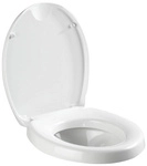 WENKO WC-Sitz &raquo;Secura Comfort &laquo;, Duroplast, oval, mit Softclose-Funktion - weiss