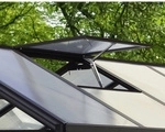 VITAVIA Alu-Dachfenster f&uuml;r Gew&auml;chsh&auml;user &raquo;Zeus&laquo;, BxT: 72,9 x 69,1 cm - schwarz