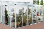VITAVIA Doppelt&uuml;r f&uuml;r Gew&auml;chsh&auml;user &raquo;Athena&laquo;, BxH: 119 x 176 cm - silberfarben