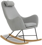 SalesFever Schaukelstuhl, H&ouml;he: 99 cm, grau