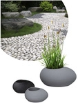 SCHEURICH Pflanzgef&auml;&szlig; &raquo;FLOW&laquo;, &Oslash;xH: 48 x 23,1 cm, grau