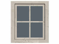KARIBU Fenster für Gartenhäuser »28 mm«, geeignet für 28 mm Holzwand,