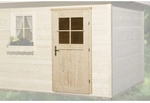 WEKA T&uuml;r f&uuml;r Gartenh&auml;user, Holz - beige