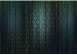 KOMAR Vliestapete &raquo;Mystique Vert&laquo;, Breite 400 cm, seidenmatt - bunt