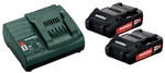 METABO Akku-Set, 18 V, Lithium-Ionen