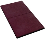 KARIBU Fallschutzmatten, BxHxL: 50 x 2,5 x 50 cm, rot