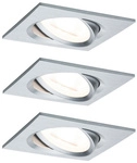 PAULMANN Einbauleuchte &raquo;Nova Coin&laquo;, 6,5 W, Einbautiefe: 4,5 cm - silberfarben