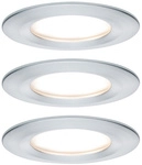 PAULMANN Einbauleuchte &raquo;Nova Coin&laquo;, 6,5 W, Einbautiefe: 4,5 cm - silberfarben