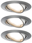 PAULMANN Einbauleuchte, 5 W, Einbautiefe: 4,5 cm - silberfarben