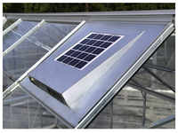 VITAVIA Solar-Dachventilator »Solarfan«, BxHxt: 61 x 5,5 x 55,9 cm - silberfarben