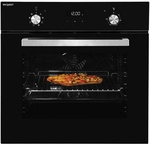 Exquisit Einbau-Backofen &raquo;EBE 657-2H &laquo;, 59 l, metall, schwarz