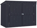 Globel M&uuml;lltonnenschrank &raquo;Easy 5x3&laquo;, Stahl, Pultdach, 1,62 m&sup2;, BxT: 174 x 101 cm,