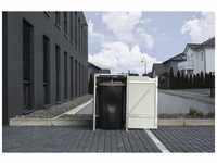 Hide Mülltonnenbox, aus Aluminium-Verbundplatte, 70x115x81cm (BxHxT), 240...