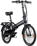 Z&Uuml;NDAPP E-Bike 20 Zoll, RH: 37 cm, 6-Gang - silberfarben