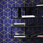 KOMAR Vliestapete &raquo;Mystique Bleu&laquo;, Breite 400 cm, seidenmatt - bunt