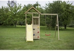 WENDITOYS Kletterspielturm &raquo;Pelikan&laquo;, BxHxT: 270 x 270 x 280 cm, natur - braun