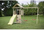 WENDITOYS Kletterspielturm &raquo;Giraffe&laquo;, BxHxT: 340 x 270 x 340 cm, natur - braun