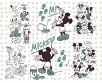KOMAR Vliestapete &raquo;Mickey and Friends&laquo;, bunt, glatt