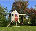 WENDITOYS Spielturm &raquo;Zebra&laquo;, BxHxT: 350 x 242 x 192 cm, Holz, natur - beige