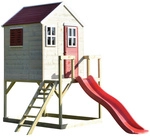 WENDITOYS Spielturm &raquo;Tiger&laquo;, BxHxT: 197 x 242 x 310 cm, Holz, natur -...