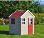 WENDITOYS Spielhaus &raquo;Gecko&laquo;, BxHxT: 120 x 155 x 120 cm, Holz, natur - beige