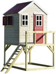 WENDITOYS Spielturm &raquo;Storch&laquo;, BxHxT: 190 x 242 x 160 cm, Holz, natur - beige