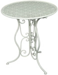GARDEN PLEASURE Gartentisch &raquo;LASCAR&laquo;, &Oslash;: 60 cm, Eisen - weiss
