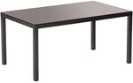 Tisch, BxHxL: 90 x 72 x 150 cm, Tischplatte: Sicherheitsglas - grau