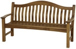GARDAMO Bank &raquo;Dublin&laquo;, Holz, 3-Sitzer, BxHxT: 161 x 89 x 67 cm - beige