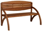 GARDEN PLEASURE Gartenbank &raquo;Hadia&laquo;, Akazienholz, BxHxT: 140 x 90 x 66 cm - braun