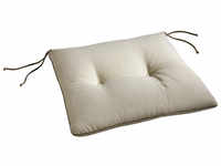 BEST Stuhlauflage »Stuhlauflage«, beige, Uni, BxL: 46 x 45 cm