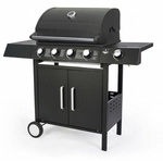 EL FUEGO Gasgrill &raquo;San Angelo&laquo;, 4+1 Brenner, Grillfl&auml;che: 62 x 38 cm, schwarz
