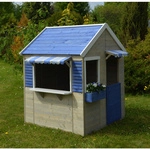 WENDITOYS Spielhaus, BxHxT: 120 x 155 x 120 cm, Holz, natur - beige