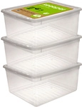 KEEEPER Aufbewahrungsbox &raquo;Bea&laquo;, BxHxL: 33,5 x 18 x 39 cm, Kunststoff - transparent