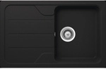 SCHOCK K&uuml;chensp&uuml;le, Formhaus D-100S Onyx, Granit | Komposit | Quarz, 78 x 50 - grau