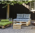 MADISON Sitzkissen &raquo;Basic&laquo;, , grau, unifarben, BxL: 120 x 80 cm