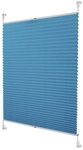 Lichtblick Plissee, Klemmfix, verspannt, 65x130 cm, blau