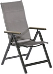 MERXX Klappsessel &raquo;Trivero&laquo;, Metall, Textil, BxHxT: 57 x 105 x 71 cm - grau