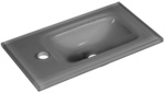 FACKELMANN Waschbecken &raquo;SBC G&auml;ste Bad&laquo;, BxHxT: 45x9,7x25 cm - grau